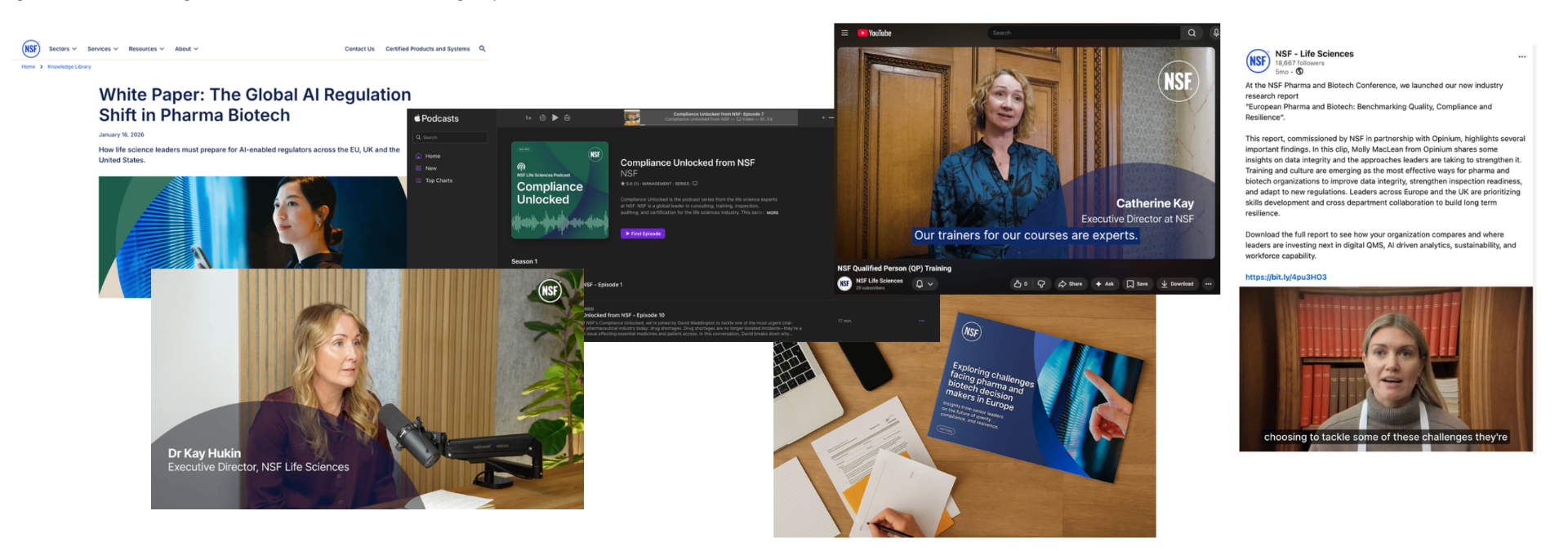 NSF AI-enabled video-first content ecosystem, converting videos and transcripts into white papers, articles, infographics, and social assets